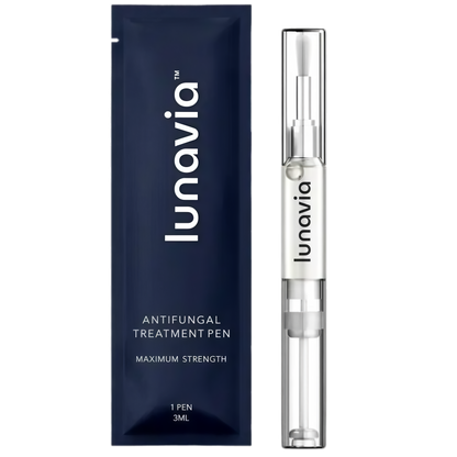 lunavia™ Antifungal Pen | Cures Most Athlete's Foot, Jock Itch, and Ringworm | 25% Undecylenic Acid with added Tea Tree, Jojoba, Clove Bud Oils & Aloe